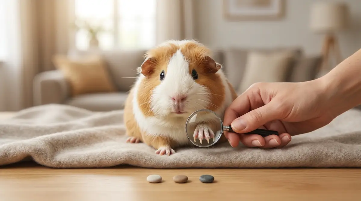 モルモットの爪が伸びすぎかどうか判定する3つのチェックポイント