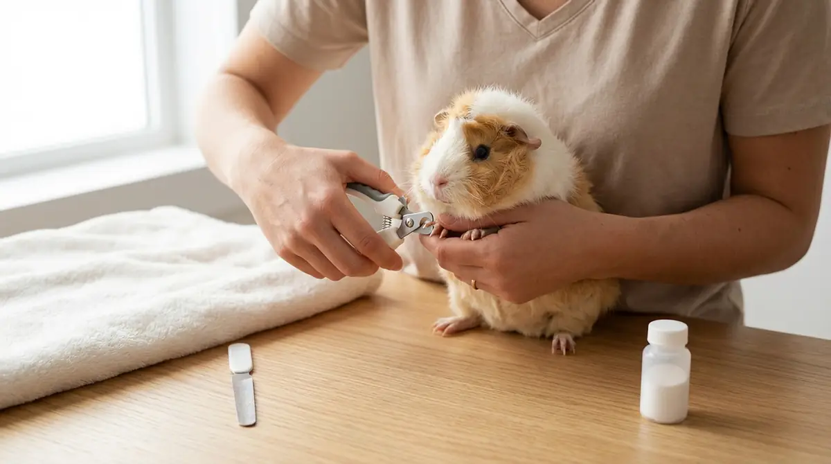 モルモットの爪切りのやり方｜基本の5ステップ