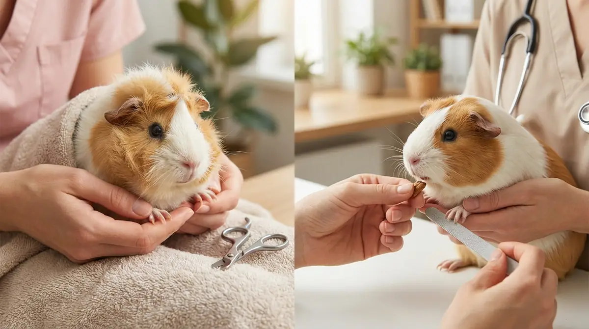 爪切りを嫌がる・暴れるモルモットへの対処法