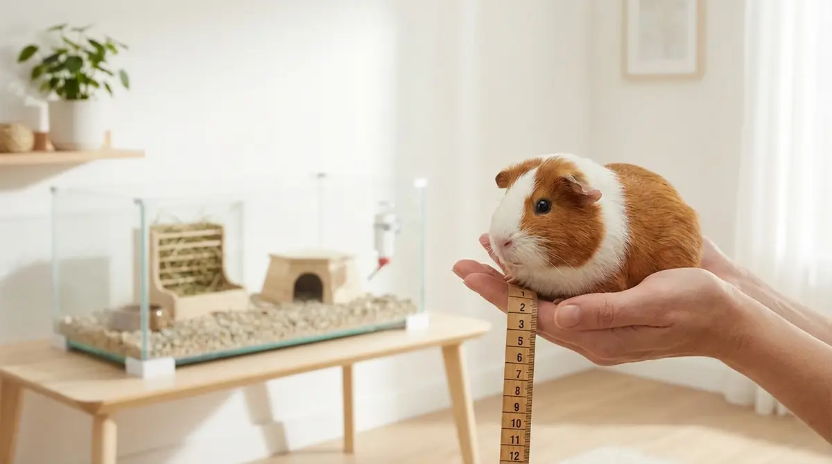 モルモットの大きさから考える飼育準備