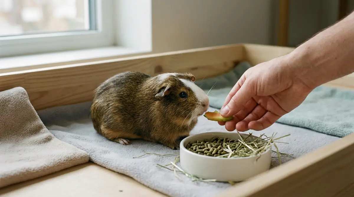 モルモットが餌を食べないときの危険サイン【まず確認】