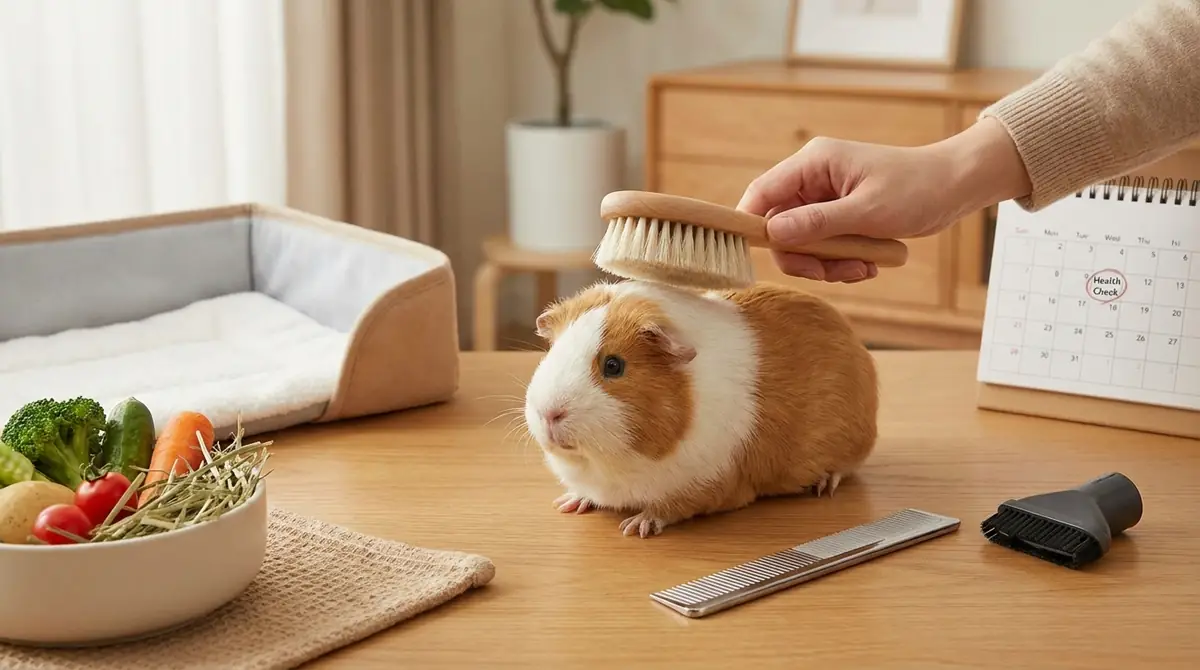 今日からできるモルモットの抜け毛対策5ステップ