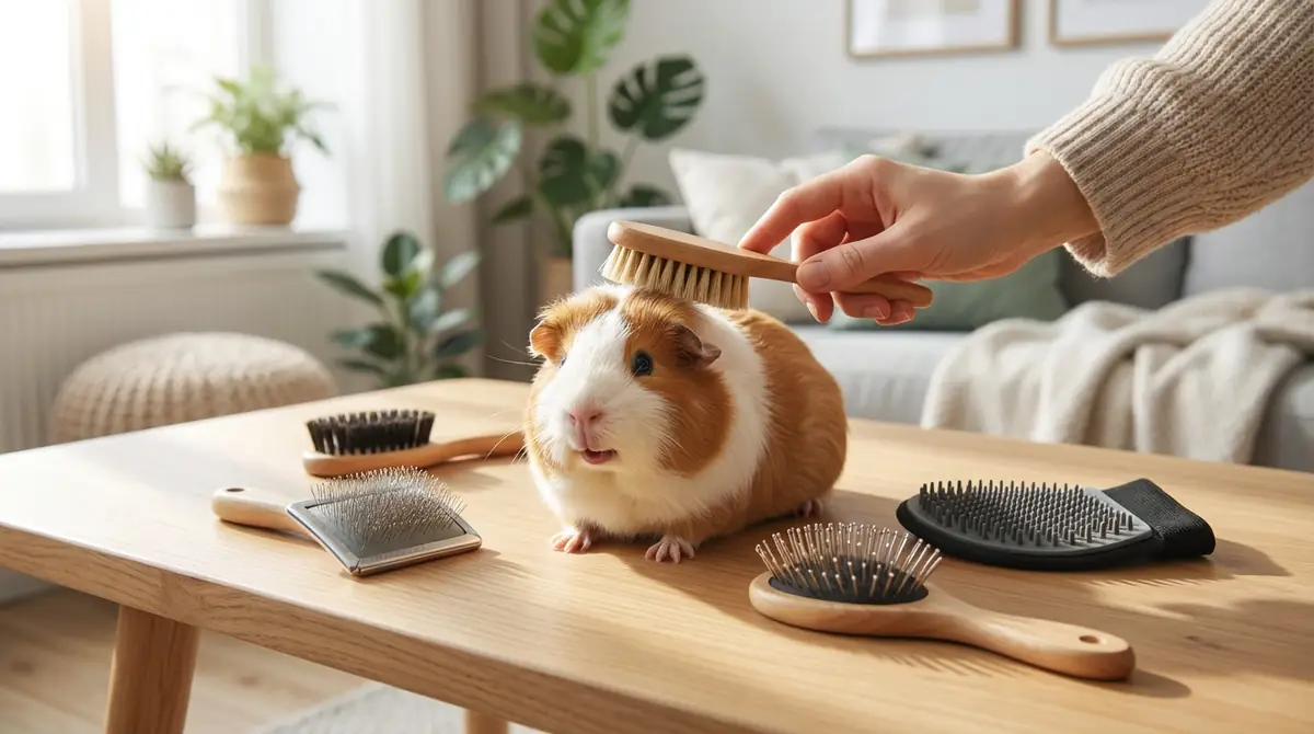 モルモットの抜け毛ケアに使うブラシの選び方