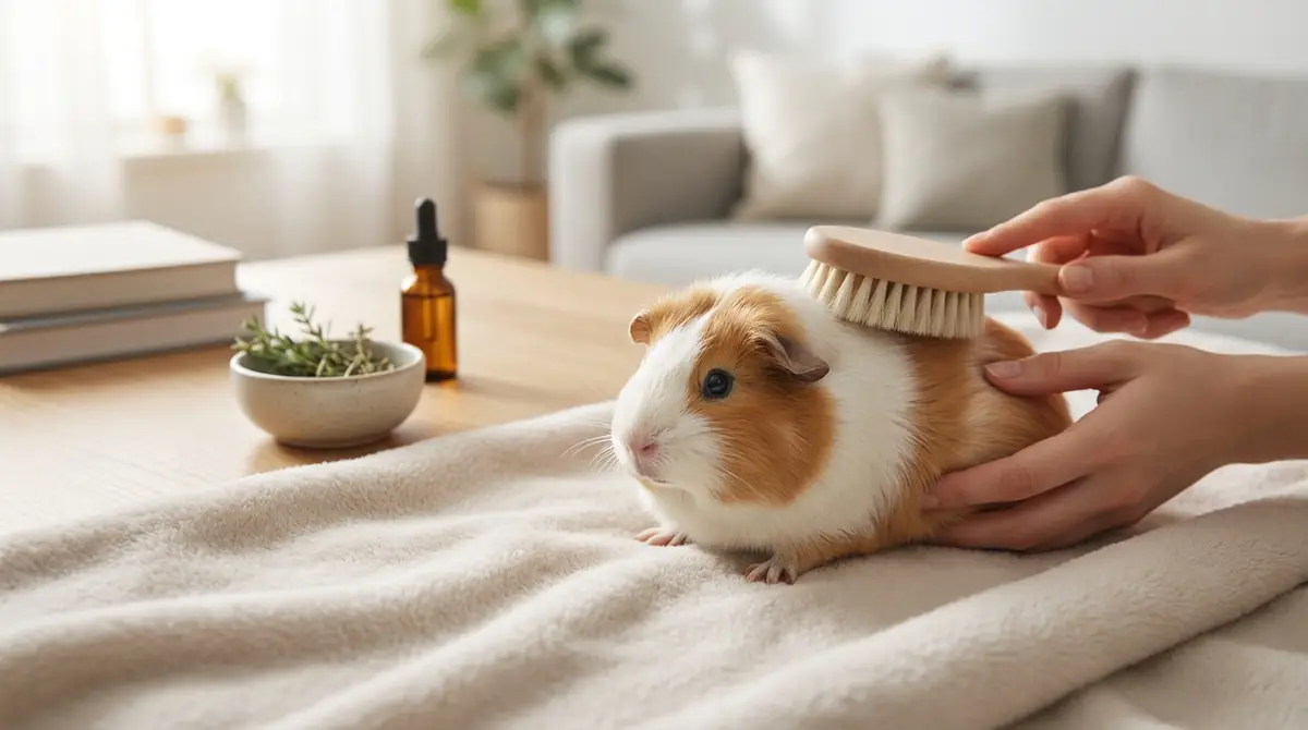 モルモットの脱毛ケア|自宅でできる対処法と予防策
