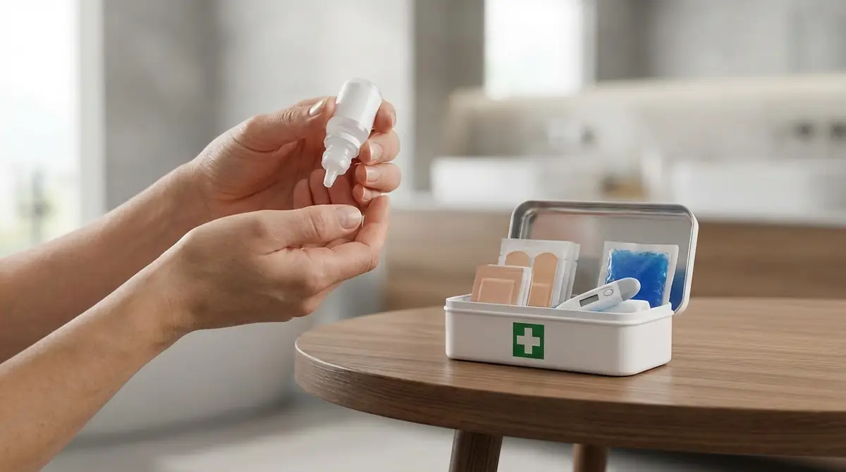 自宅でできる応急ケアと目薬の正しいさし方