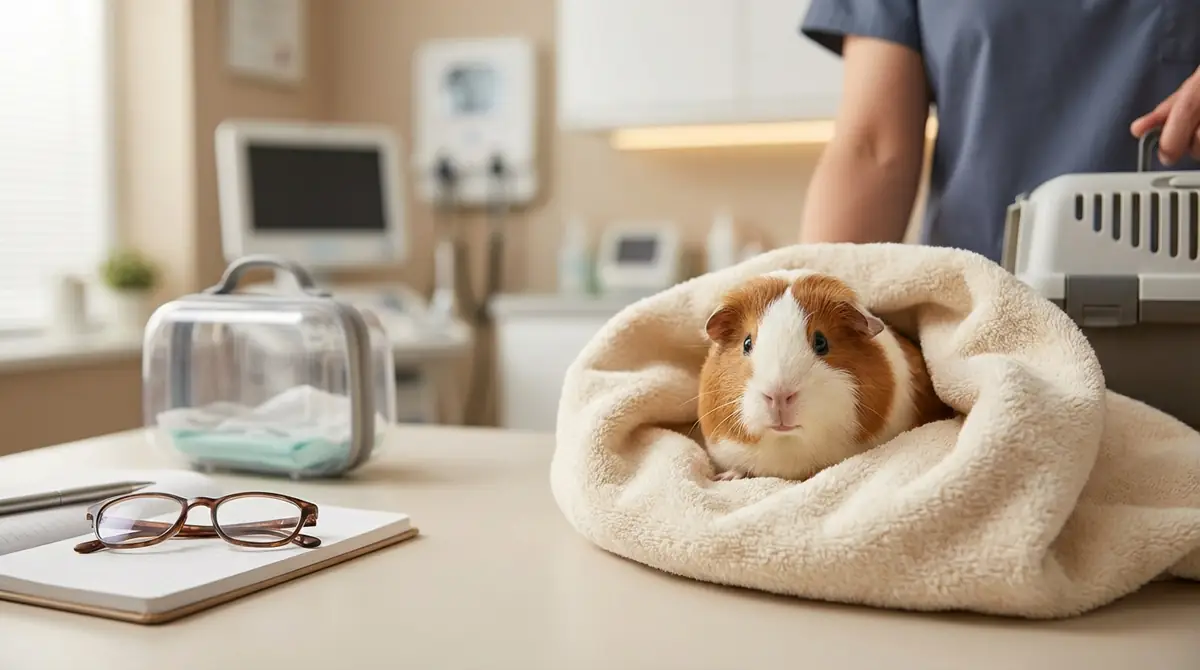 モルモットの目の病気で動物病院を受診する際の準備