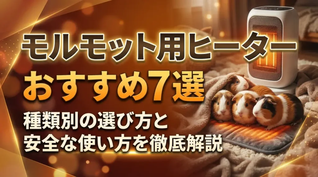 モルモット用ヒーターおすすめ7選｜種類別の選び方と安全な使い方を徹底解説