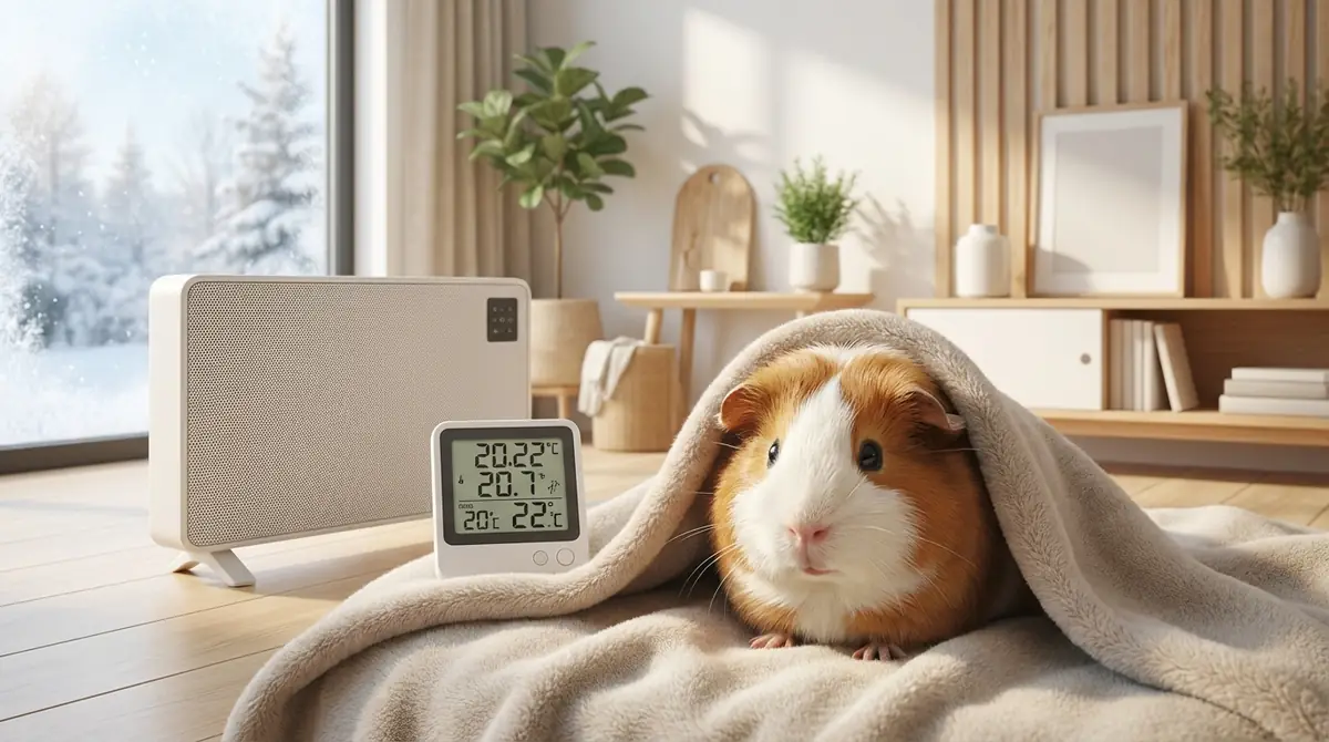 モルモットにヒーターは必要？適正温度と寒さの基本知識
